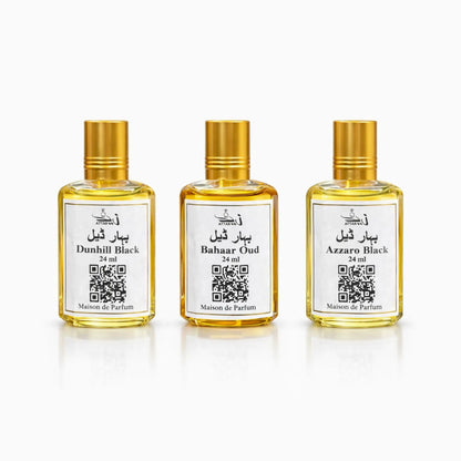 Bahaar Deal – 3 Premium 24ml Attars by Zaid Attar Wale