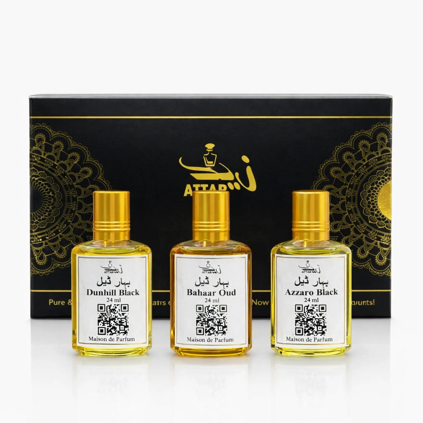 Bahaar Deal – 3 Premium 24ml Attars by Zaid Attar Wale