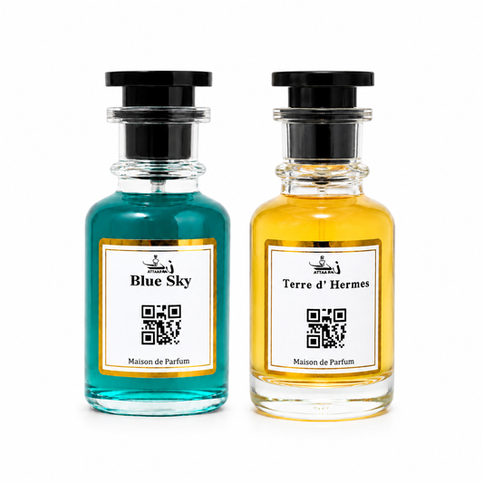 Eid Al Adha Perfume Layering Deal Blue Sky + Terre D’Hermes Inspired Perfume By Zaid Attar Wale