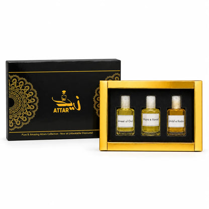 Muharram Deal - Three 12ml Long-Lasting Arabic Attars | 56% Off