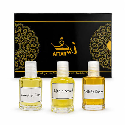 Muharram Deal - Three 12ml Long-Lasting Arabic Attars | 56% Off
