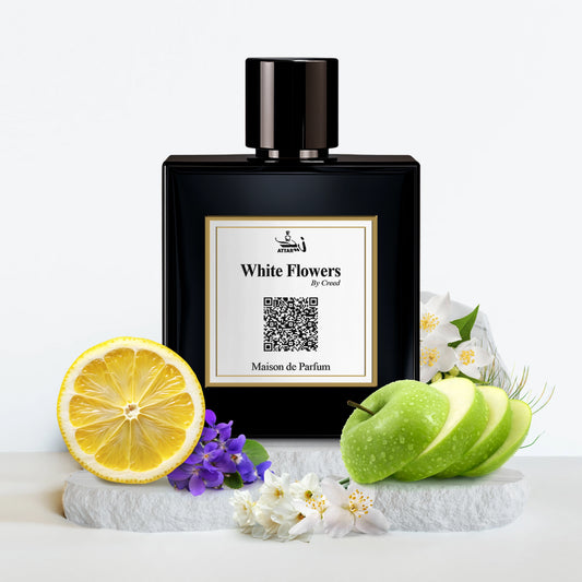 White Flowers perfume impression bottle by Zaid Attar Wale